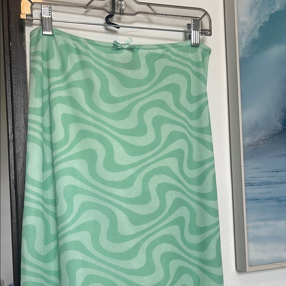 Urban Outfitters Mint Green Maxi Skirt